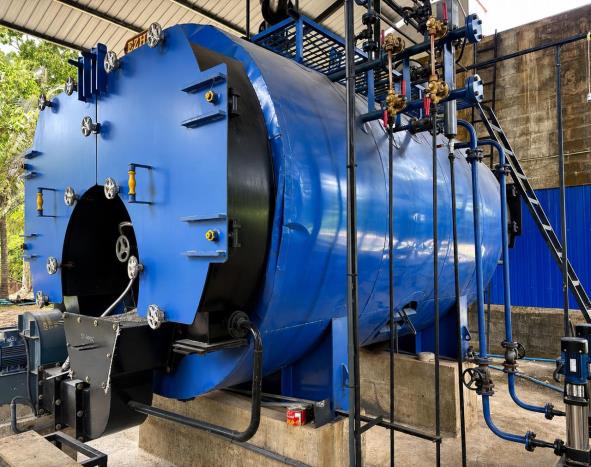 Husk fired boiler solution for rice mills
