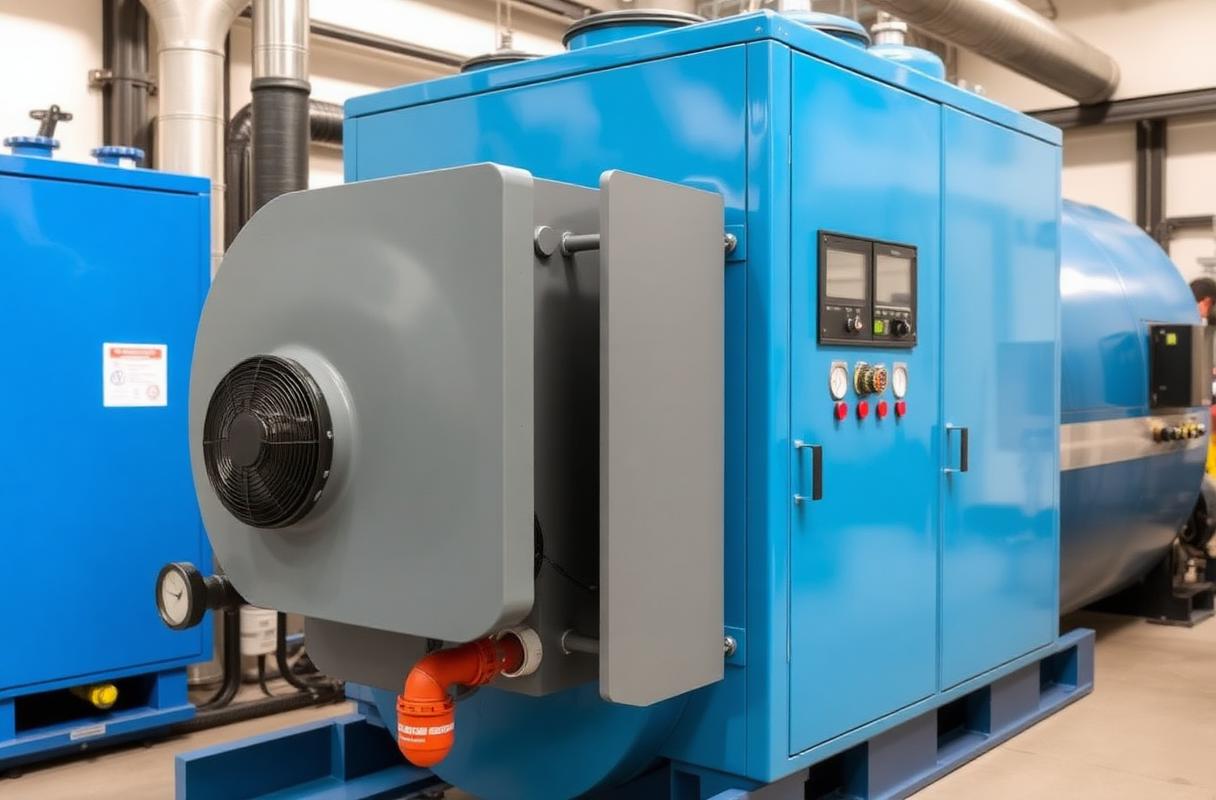 FBC Boiler in Operation